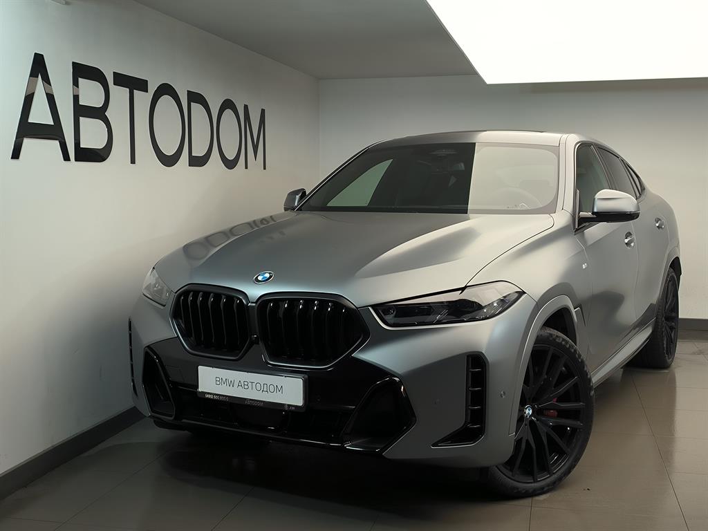 Автомобиль BMW X6 III (G06) [рестайлинг] 3.0d AT 4WD (340 л.с.) Base Серый 2025 