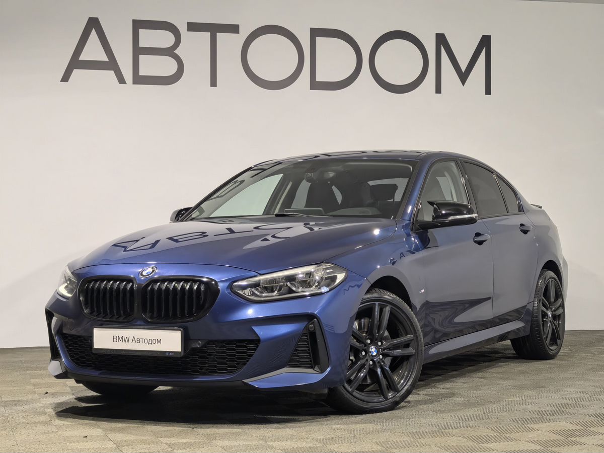 BMW 1 серии III (F52) [рестайлинг] 2.0 AMT (192 л.с.) M Sports Night Синий 2022 с пробегом 44 470 км