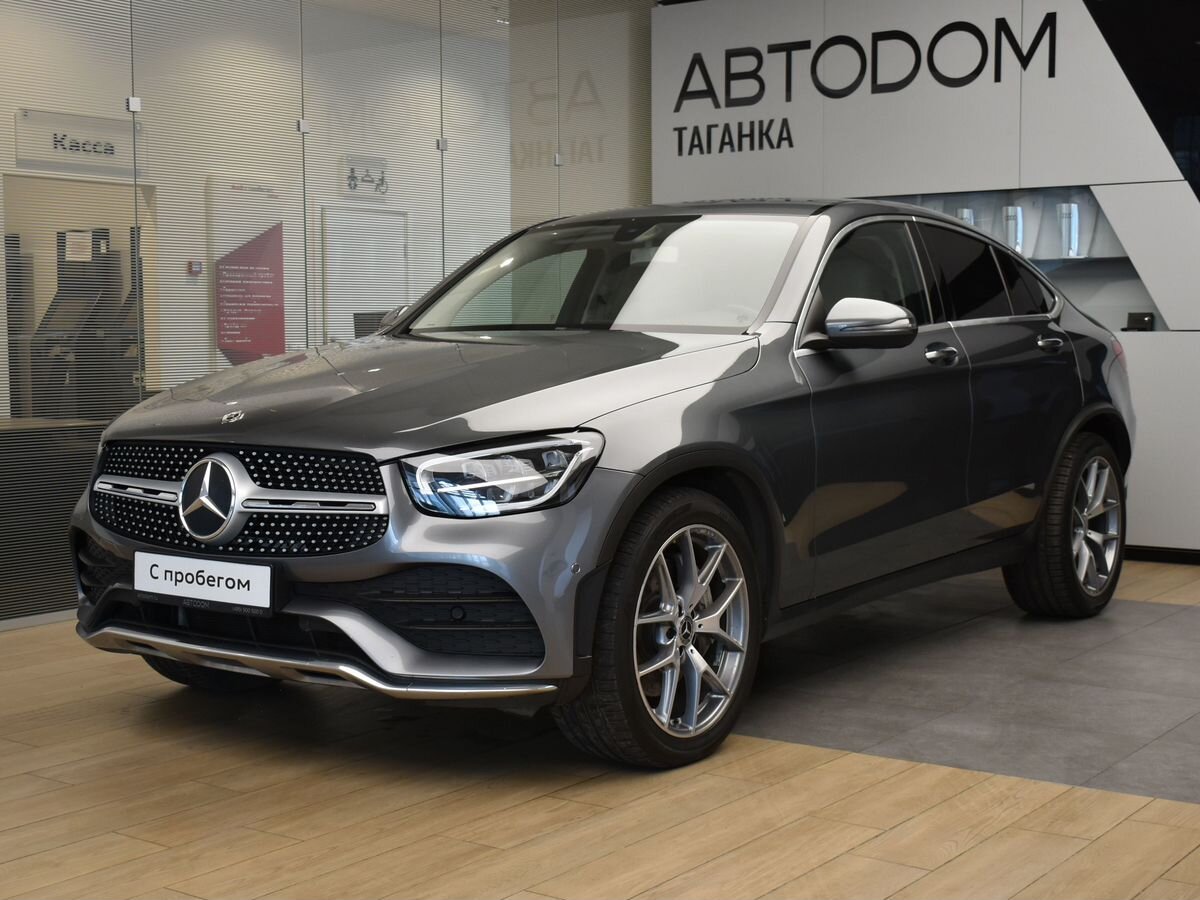 Mercedes-Benz GLC coupe I (C253) [рестайлинг] 300 2.0d AT 4Matic (245 л.с.) Sport Серый 2019 с пробегом 69 182 км