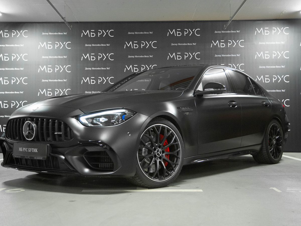 Mercedes-Benz C-Класс AMG V поколение (W206) 2.0hyb AT 4Matic (680 л.с.) 63 AMG S E Performance Чёрный 2023 с пробегом 5 100 км
