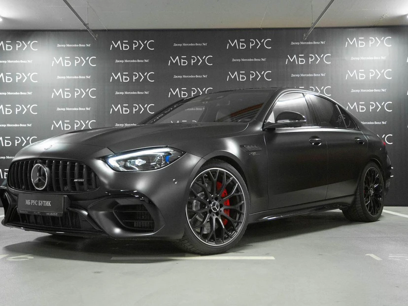 Mercedes-Benz C-Класс AMG V поколение (W206) 2.0hyb AT 4Matic (680 л.с.) 63 AMG S E Performance Чёрный 2023 с пробегом 5 100 км