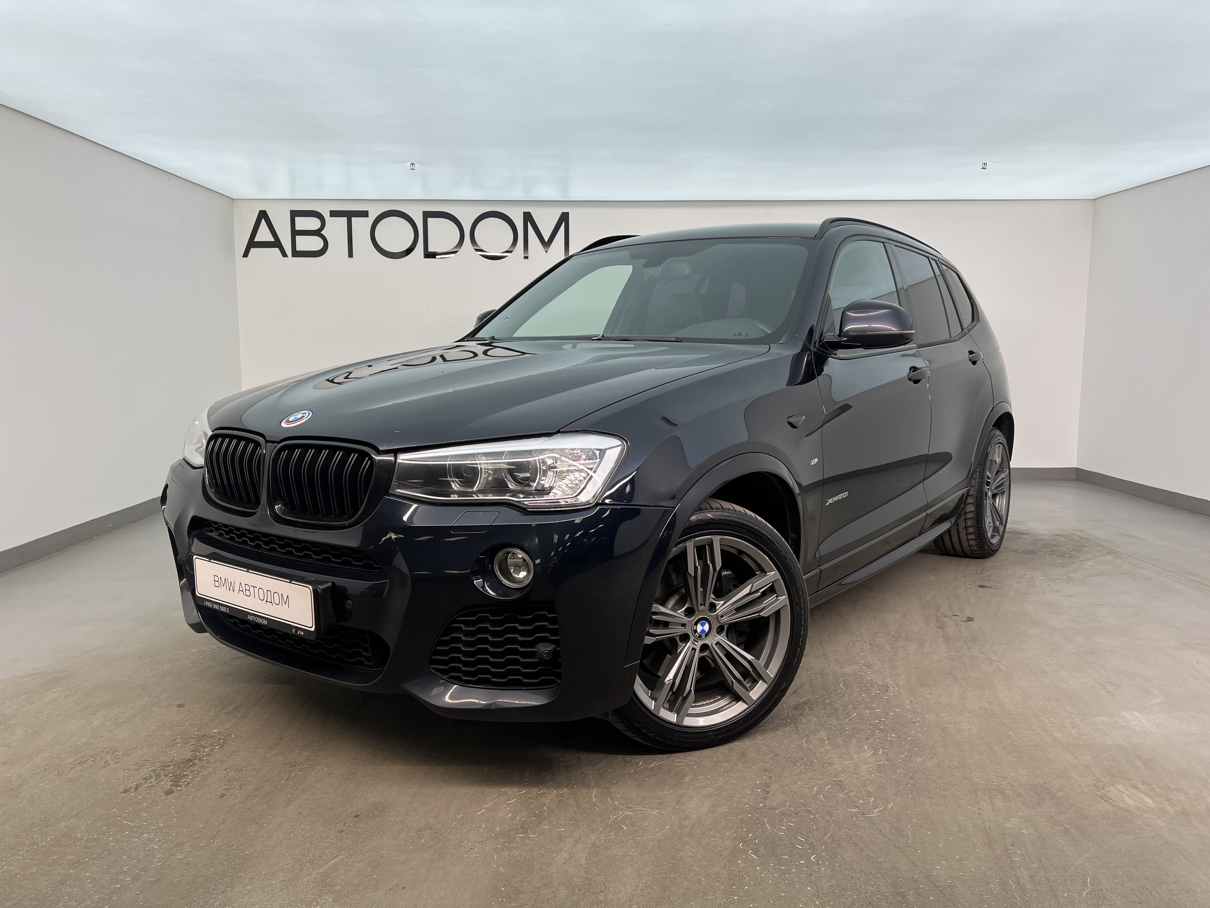 Автомобиль BMW X3 II (F25) [рестайлинг] 2.0 AT 4WD (184 л.с.) M Sport Локальная сборка Чёрный 2015 с пробегом 200 710 км