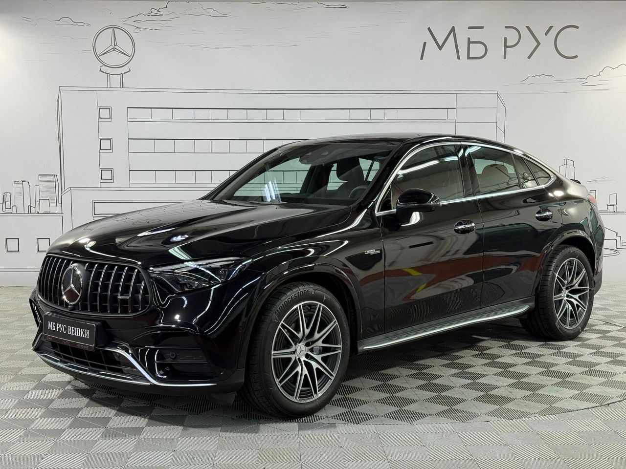 Автомобиль Mercedes-Benz GLC coupe AMG II поколение (C254) 2.0 AT 4WD (421 л.с.) AMG Чёрный 2025 
