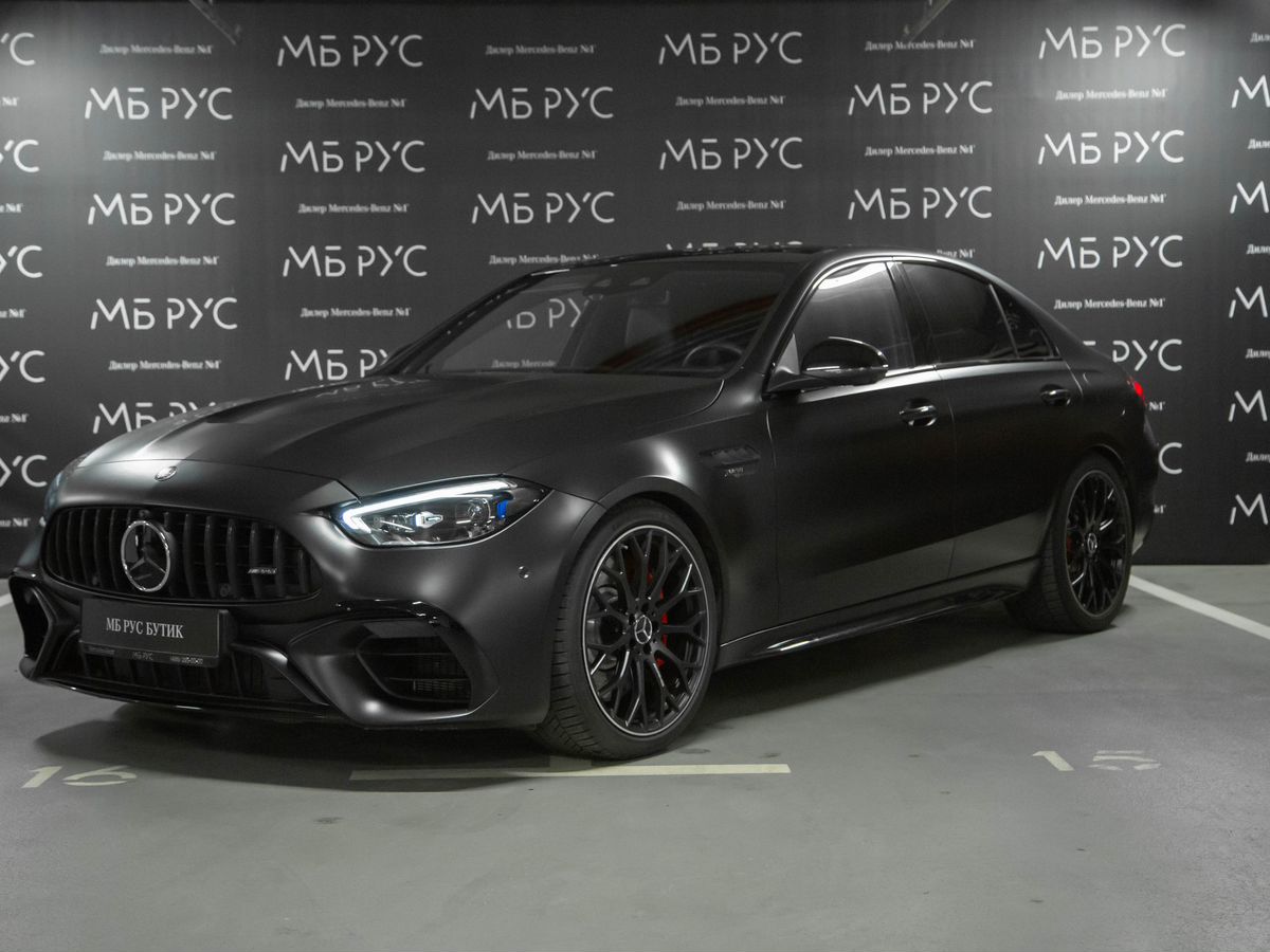 Mercedes-Benz C-Класс AMG V поколение (W206) 2.0hyb AT 4Matic (680 л.с.) 63 AMG S E Performance Чёрный 2023 с пробегом 5 100 км