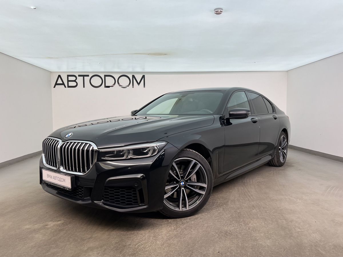 BMW 7 серии VI (G11/G12) [рестайлинг] 730 3.0d AT 4WD (249 л.с.) M Sport Plus Чёрный 2019 с пробегом 96 955 км
