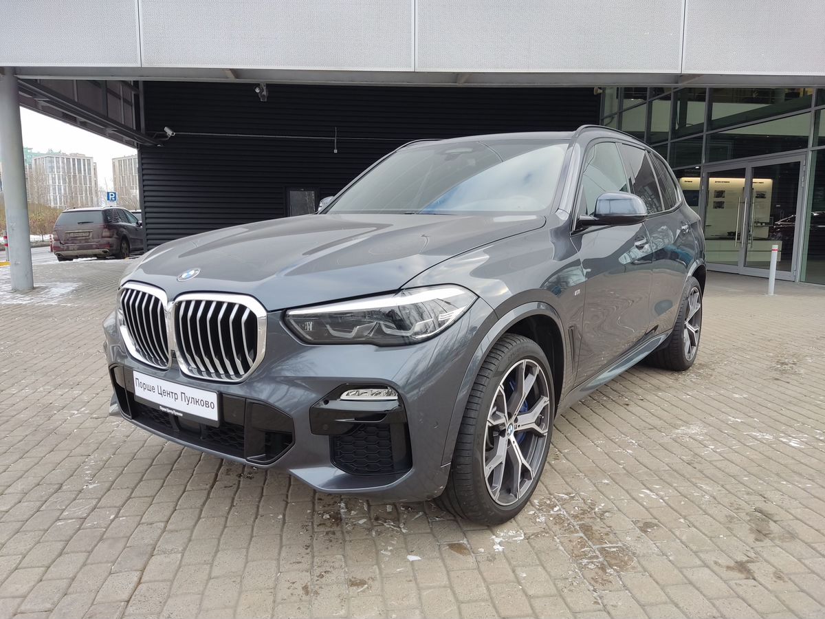 Автомобиль BMW X5 IV поколение (G05) 3.0d AT 4WD (265 л.с.) Base Серый 2019 с пробегом 140000 км