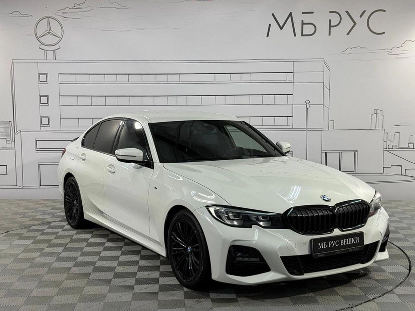 Автомобиль BMW 3 серии VII поколение (G20/G21/G28) 320 2.0d AT 4WD (190 л.с.) M Sport Белый 2019 с пробегом 159 113 км