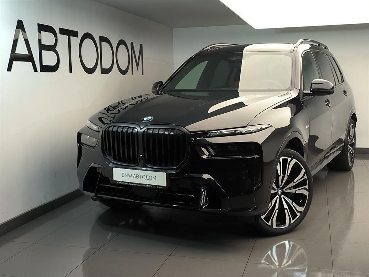Автомобиль BMW X7 I (G07) [рестайлинг] 3.0d AT 4WD (340 л.с.) xDrive40d Чёрный 2025 
