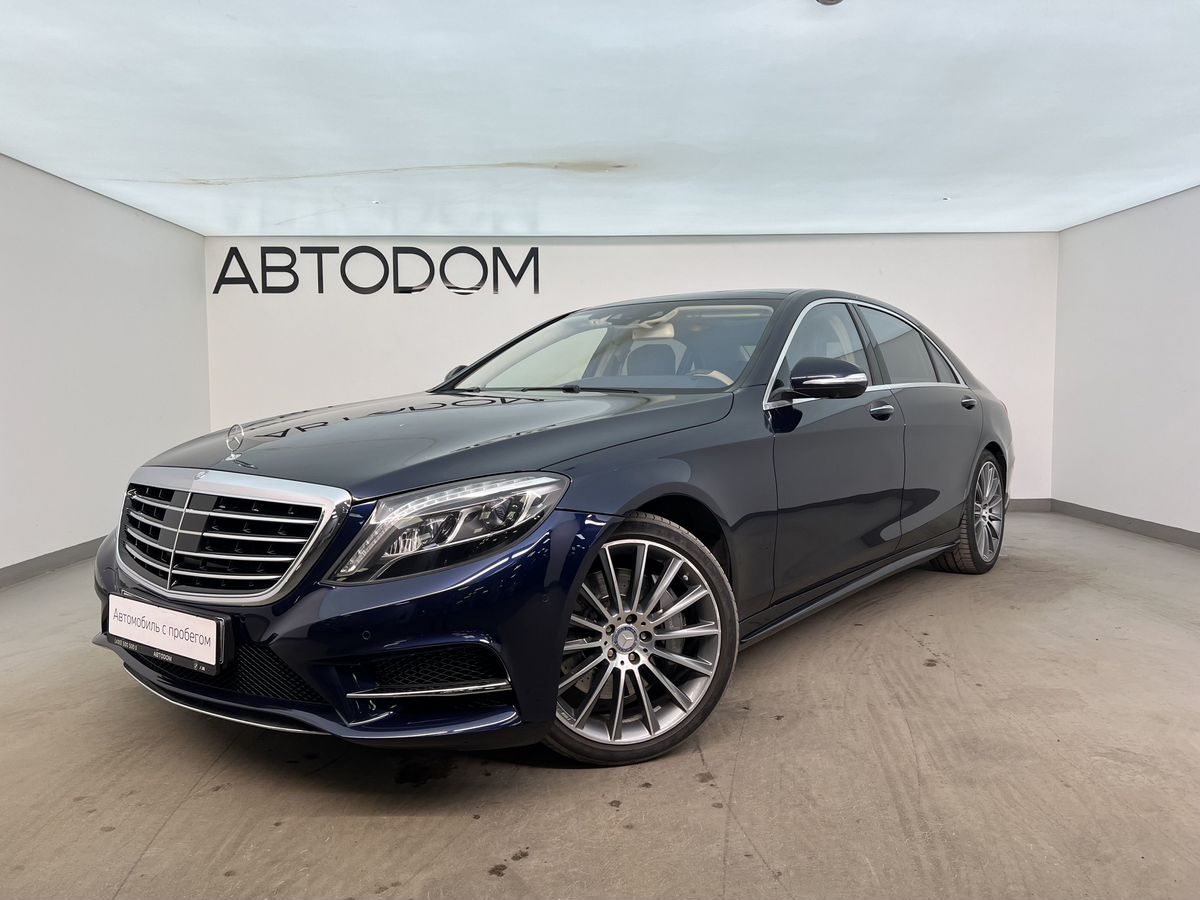 Mercedes-Benz S-Класс VI поколение (W222/C217) 500 4.7 AT 4Matic (455 л.с.) Base Чёрный 2016 с пробегом 121 162 км