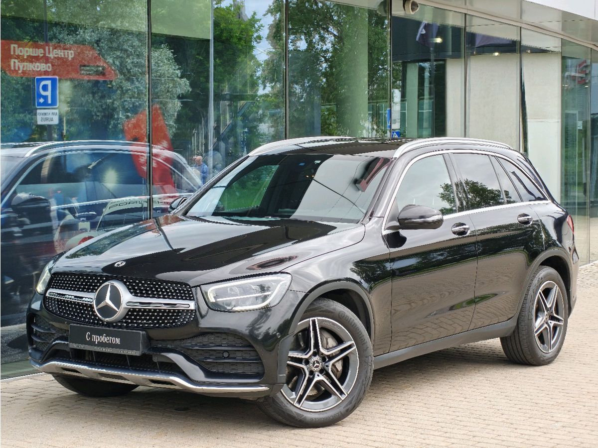 Mercedes-Benz GLC I (X253) [рестайлинг] 300 2.0d AT 4Matic (245 л.с.) Sport Чёрный 2019 с пробегом 137 674 км