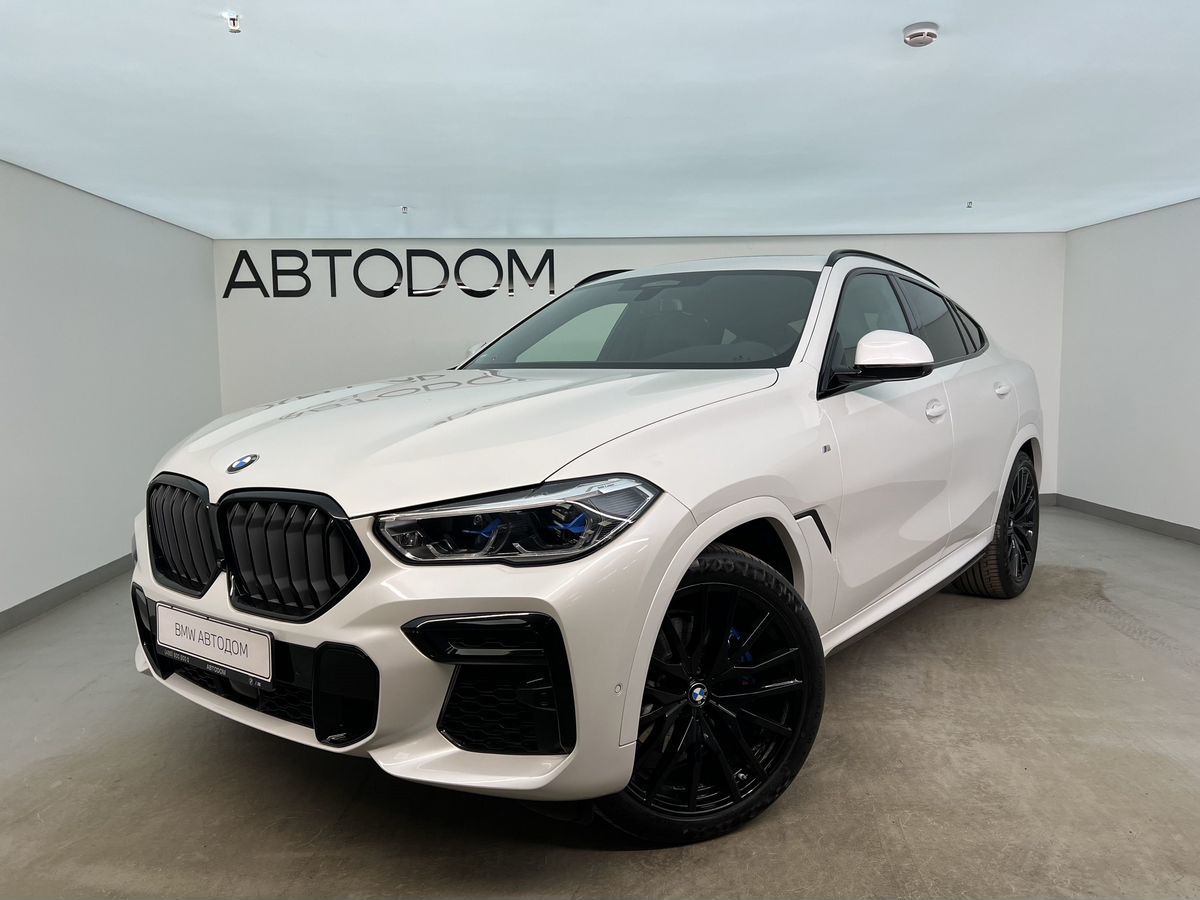 BMW X6 III поколение (G06) 3.0d AT 4WD (286 л.с.) Base Белый 2021 с пробегом 50 030 км