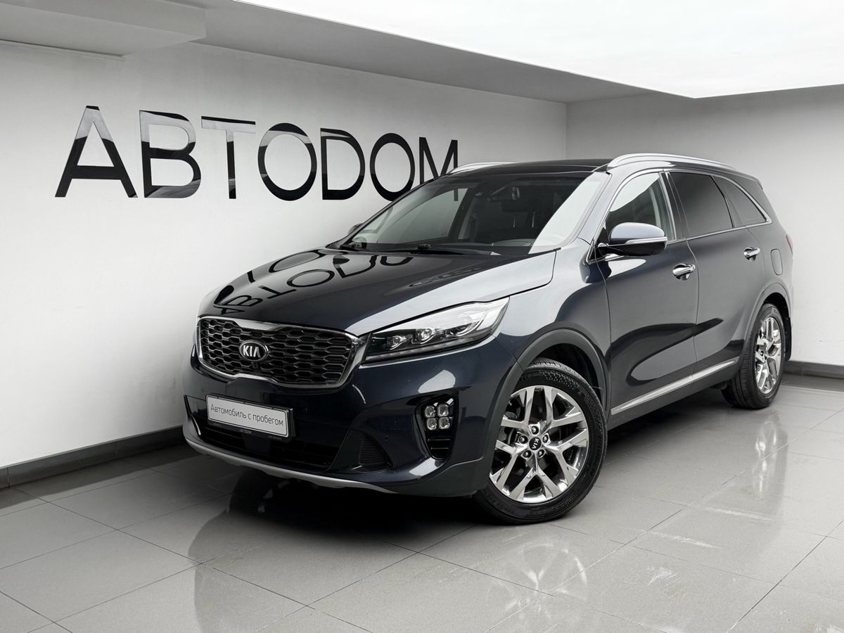 Kia Sorento III [рестайлинг] 2.2d AT (200 л.с.) Base Синий 2019 с пробегом 71 171 км