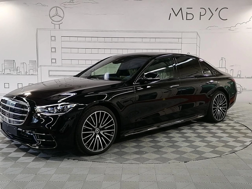 Автомобиль Mercedes-Benz S-Класс VII поколение (W223) 3.0 AT 4Matic (449 л.с.) Базовая Чёрный 2024