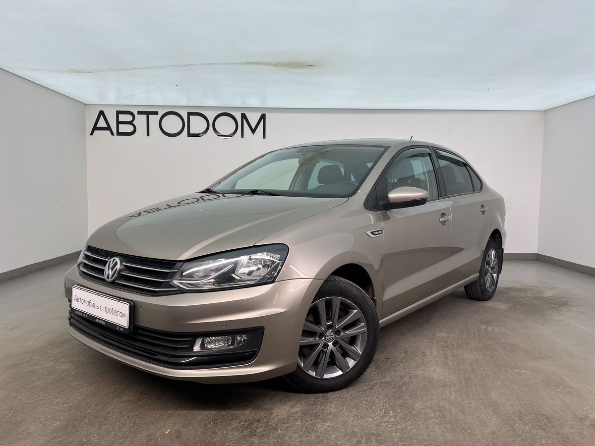 Volkswagen Polo V [рестайлинг] 1.6 AT (110 л.с.) Highline Коричневый 2019 с пробегом 86 403 км