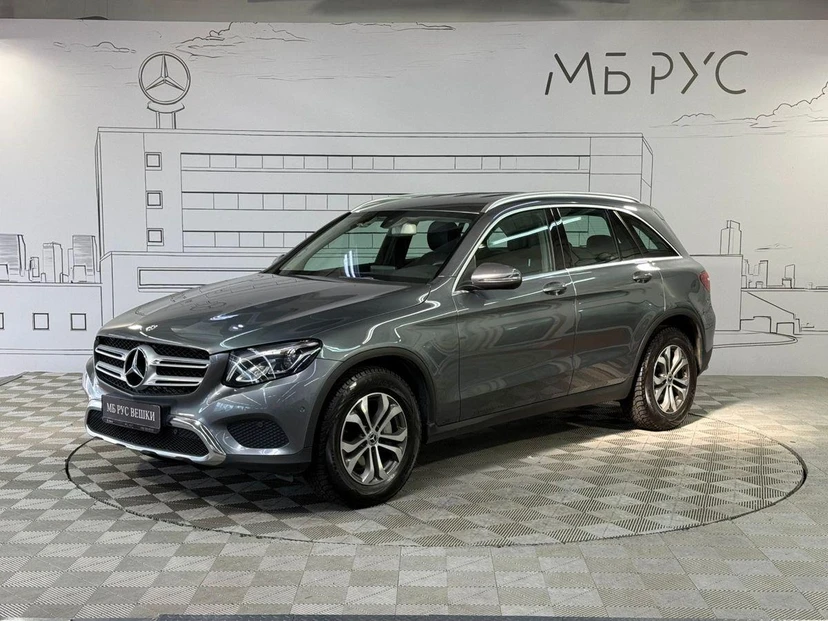 Mercedes-Benz GLC I поколение (X253) 250 2.0 AT 4Matic (211 л.с.) Premium Серый 2018 с пробегом 80 221 км