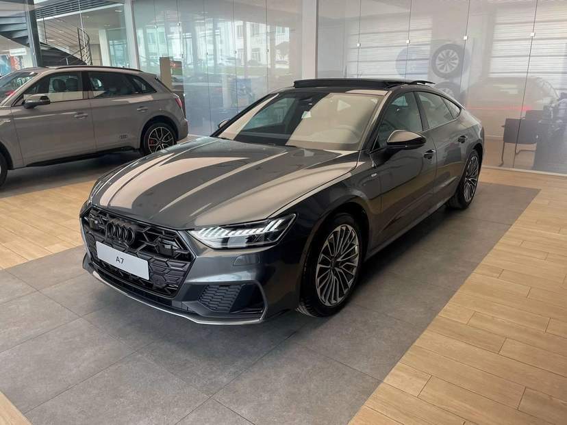 Автомобиль Audi A7 II поколение (4K) 2.0 AMT 4WD (245 л.с.) 45 TFSI quattro S tronic Серый 2025
