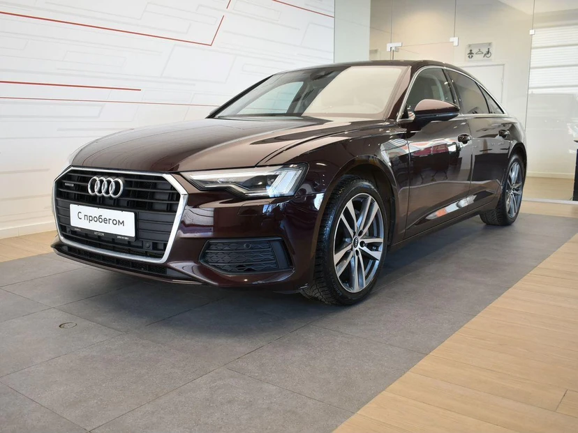 Автомобиль Audi A6 V поколение (C8) 2.0 AMT 4WD (245 л.с.) Advance Коричневый 2020 с пробегом 88 967 км