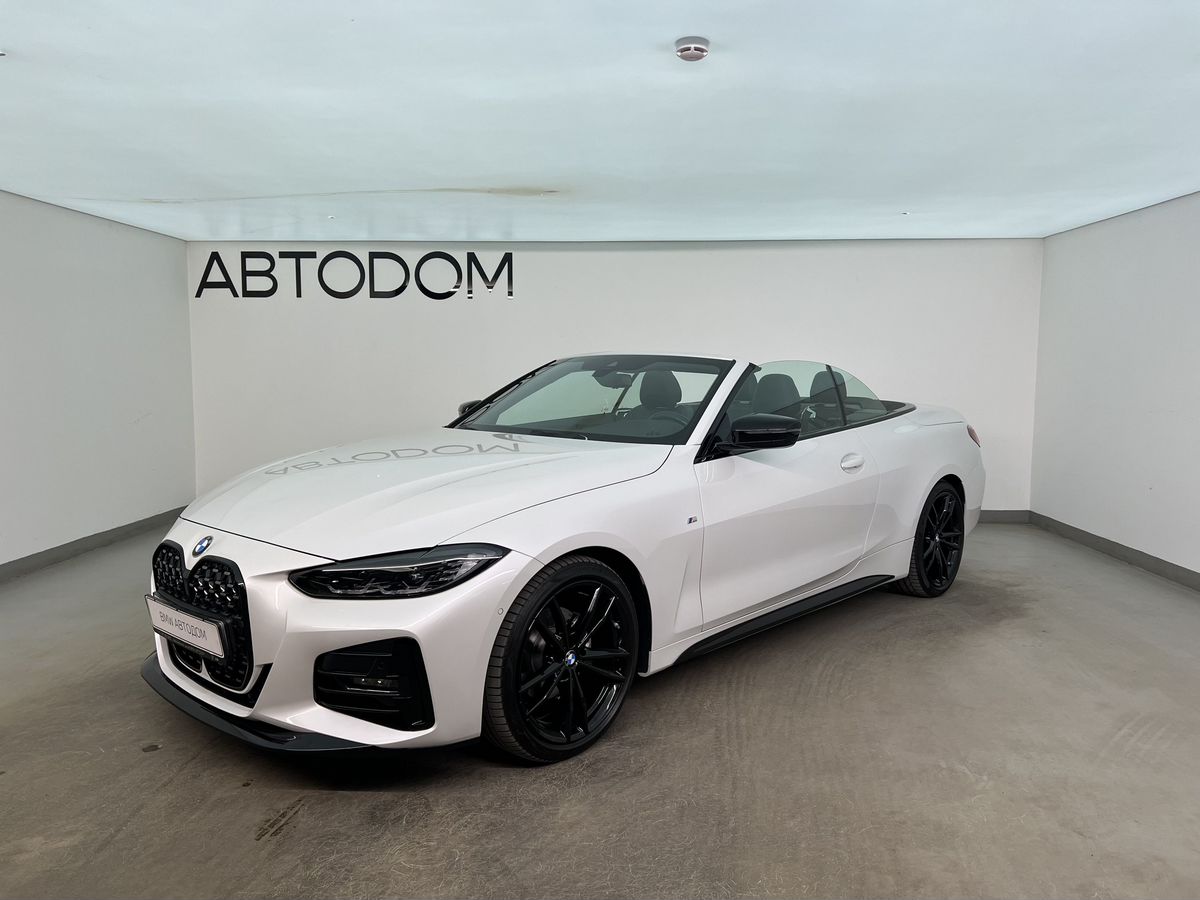 BMW 4 серии II поколение (G22/G23/G26) 420 2.0 AT (184 л.с.) M Sport Pure Белый 2021 с пробегом 30 600 км
