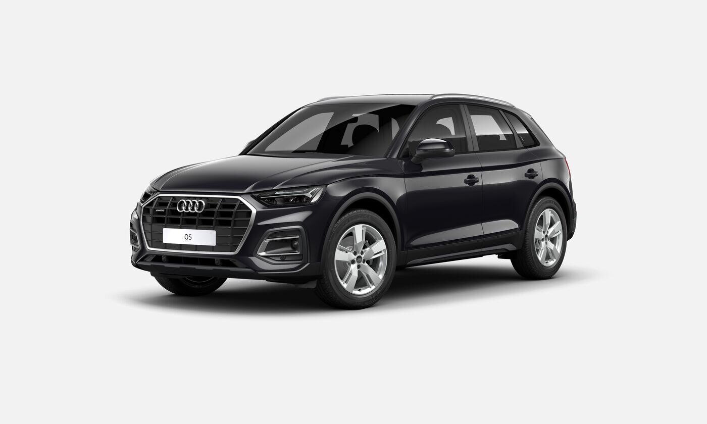 Автомобиль Audi Q5 II (FY) [рестайлинг] 2.0 AMT 4WD (249 л.с.) 45 TFSI quattro S tronic Чёрный 2025 