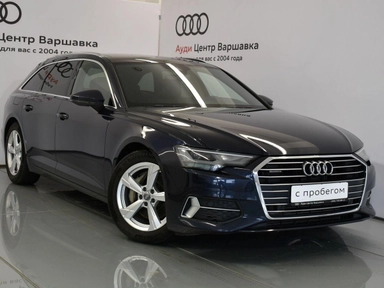 Автомобиль Audi A6 V поколение (C8) 3.0d AT 4WD (286 л.с.) Импорт Синий 2019 с пробегом 70233 км