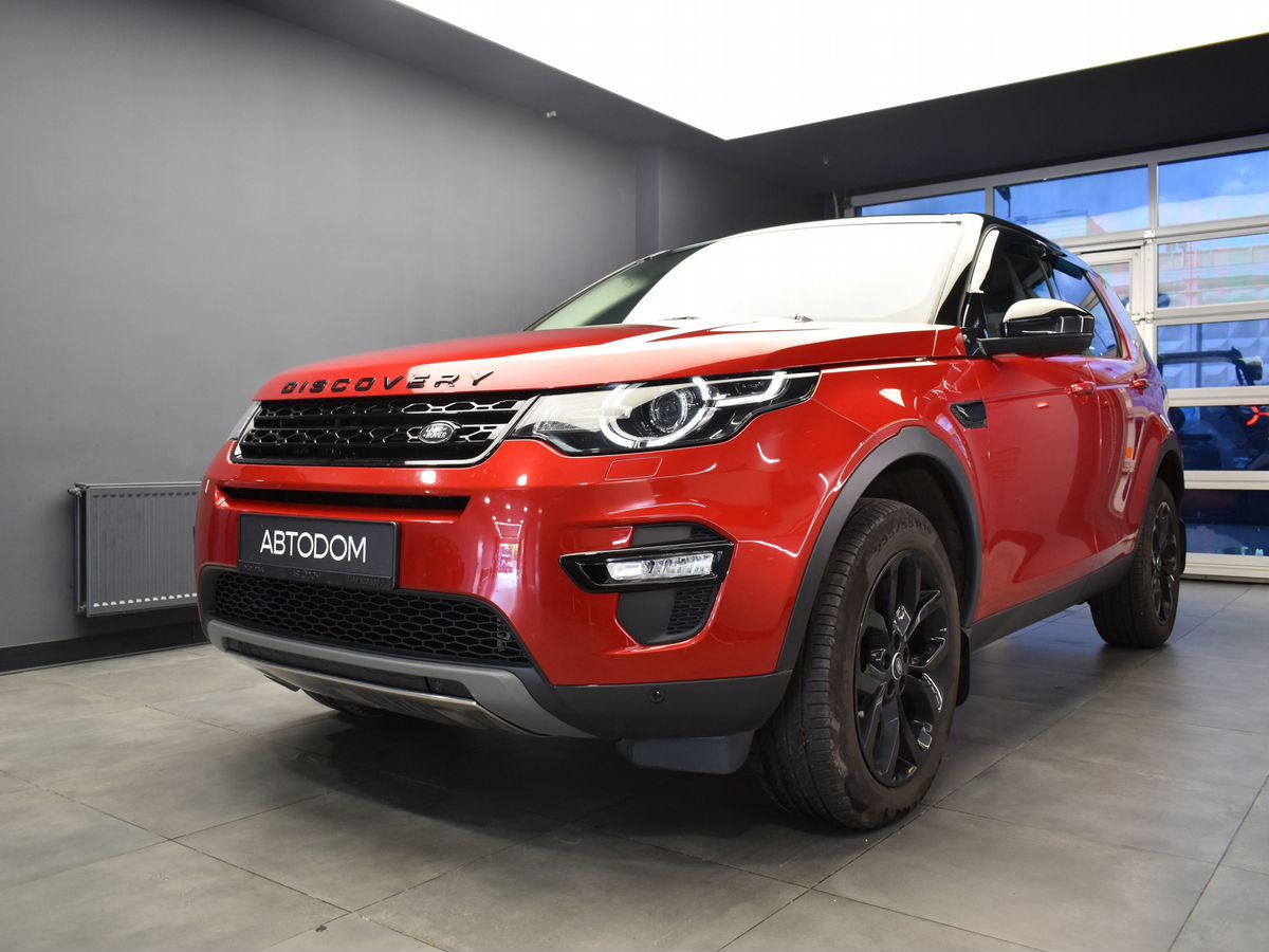 Land Rover Discovery Sport I поколение 2.0d AT 4WD (180 л.с.) HSE Красный 2017 с пробегом 121 552 км
