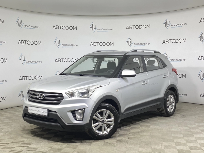 Автомобиль Hyundai Creta I поколение 1.6 AT (123 л.с.) Comfort Plus Серебристый 2016 с пробегом 97 837 км