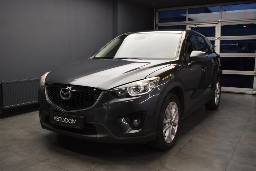 Автомобиль Mazda CX-5 I поколение 2.5 AT 4WD (192 л.с.) Base Серый 2013 с пробегом 111 786 км