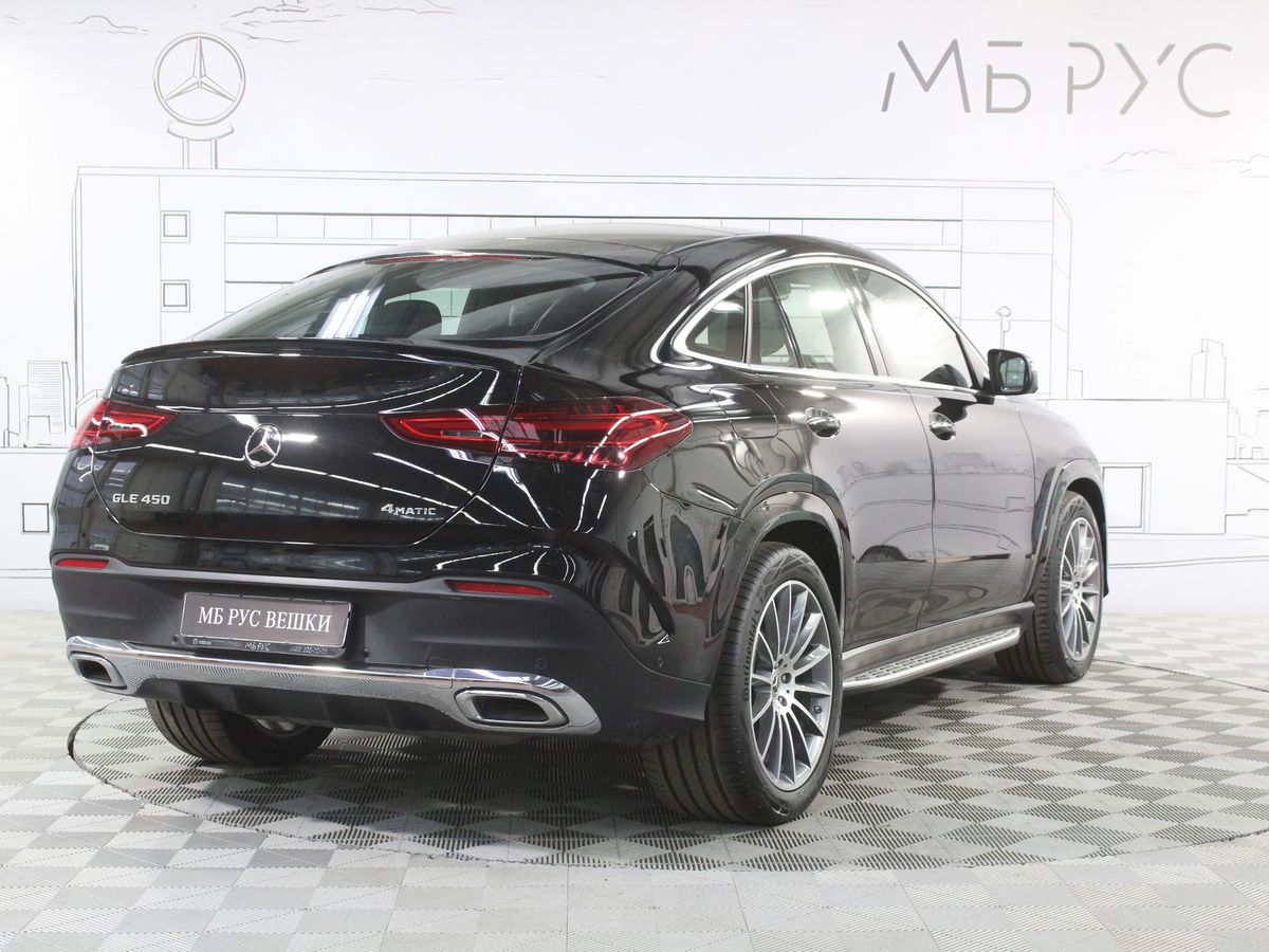 Автомобиль Mercedes-Benz GLE coupe II (C167) [рестайлинг] 3.0 AT 4Matic (380 л.с.) Base Чёрный 2025 с пробегом 40 км