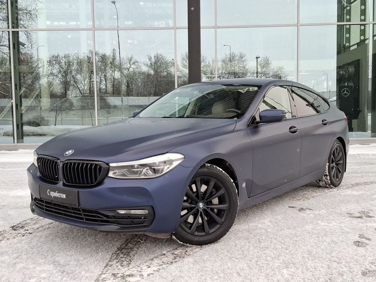 Автомобиль BMW 6 серии IV поколение (G32) 630 3.0d AT 4WD (249 л.с.) M Sport Pro Синий 2017 с пробегом 169 270 км