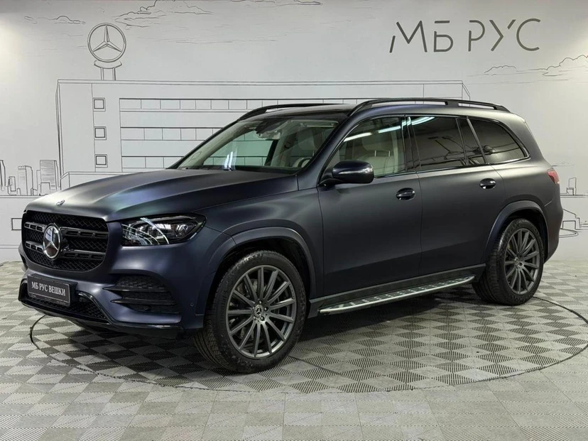 Mercedes-Benz GLS II поколение (X167) 400 2.9d AT 4Matic (330 л.с.) Luxury Синий 2019 с пробегом 51 856 км