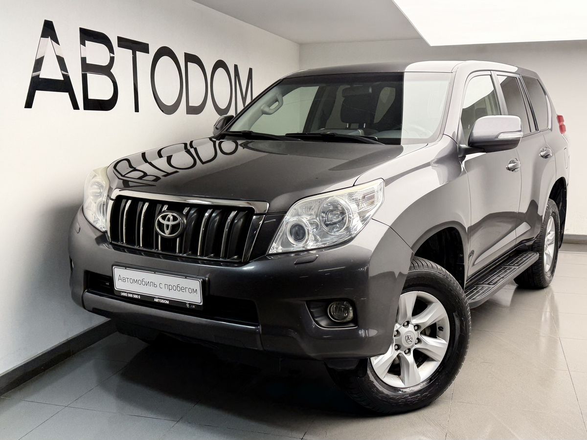 Toyota Land Cruiser Prado IV поколение (J150) 2.7 AT 4WD (163 л.с.) Стандарт Серый 2012 с пробегом 136 163 км