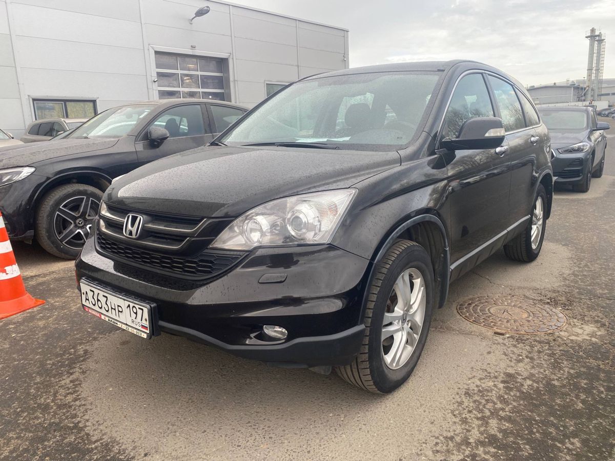 Автомобиль Honda CR-V III [рестайлинг] 2.0 AT 4WD (150 л.с.) Lifestyle Чёрный 2011 с пробегом 218 500 км