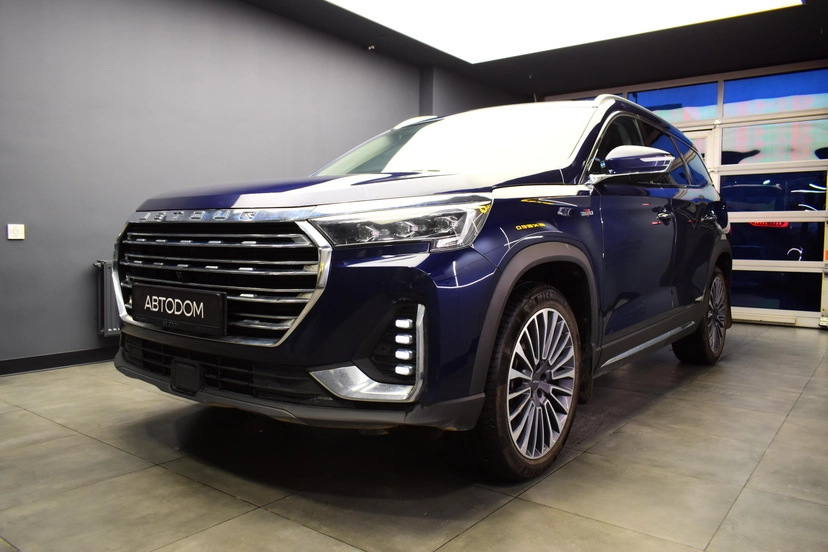 Автомобиль Jetour X90 PLUS I поколение 2.0 AMT (244 л.с.) Base Синий 2023 с пробегом 44 349 км