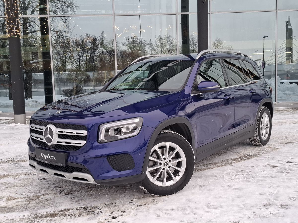 Автомобиль Mercedes-Benz GLB I поколение (X247) 200 1.3 AMT (150 л.с.) Comfort Синий 2020 с пробегом 66 860 км