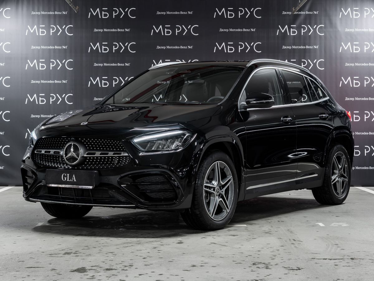 Автомобиль Mercedes-Benz GLA II (H247) [рестайлинг] 250 2.0 AMT 4Matic (224 л.с.) Base Чёрный 2024 с пробегом 457 км
