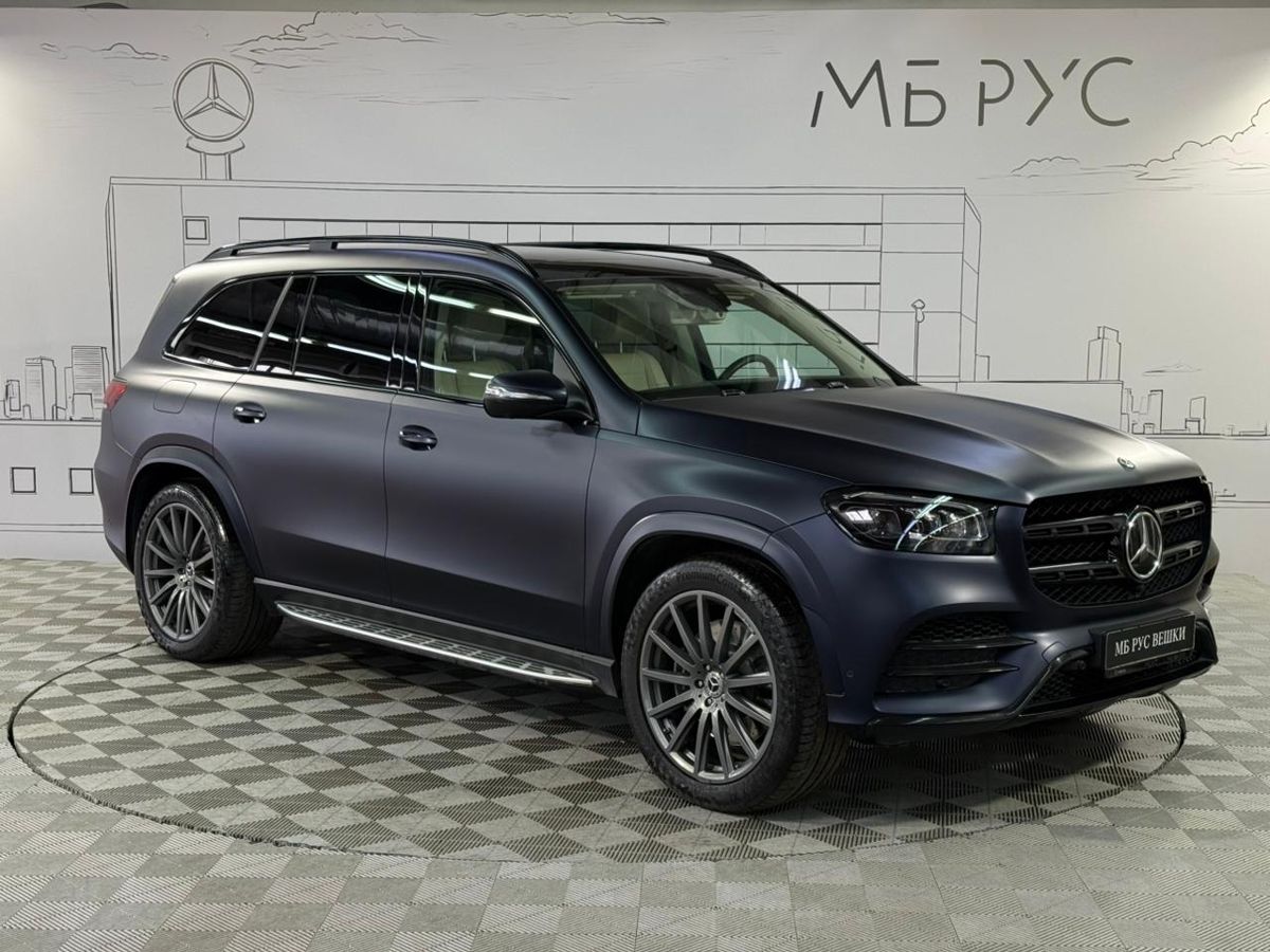 Mercedes-Benz GLS II поколение (X167) 400 2.9d AT 4Matic (330 л.с.) Luxury Синий 2019 с пробегом 51 856 км