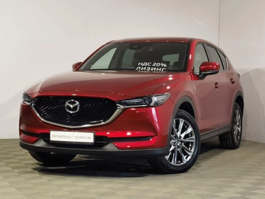 Автомобиль Mazda CX-5 II поколение 2.5 AT 4WD (194 л.с.) Executive (Пакет 9) (2019-2020) Красный 2019 с пробегом 12201 км