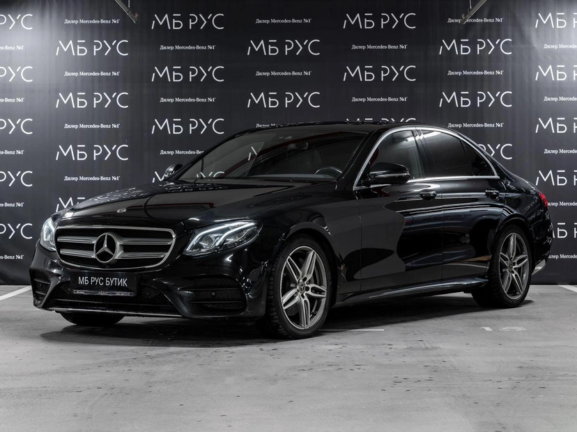 Автомобиль Mercedes-Benz E-Класс V поколение (W213/S213/C238) 400 2.9d AT 4Matic (340 л.с.) Sport Чёрный 2019 с пробегом 87 600 км