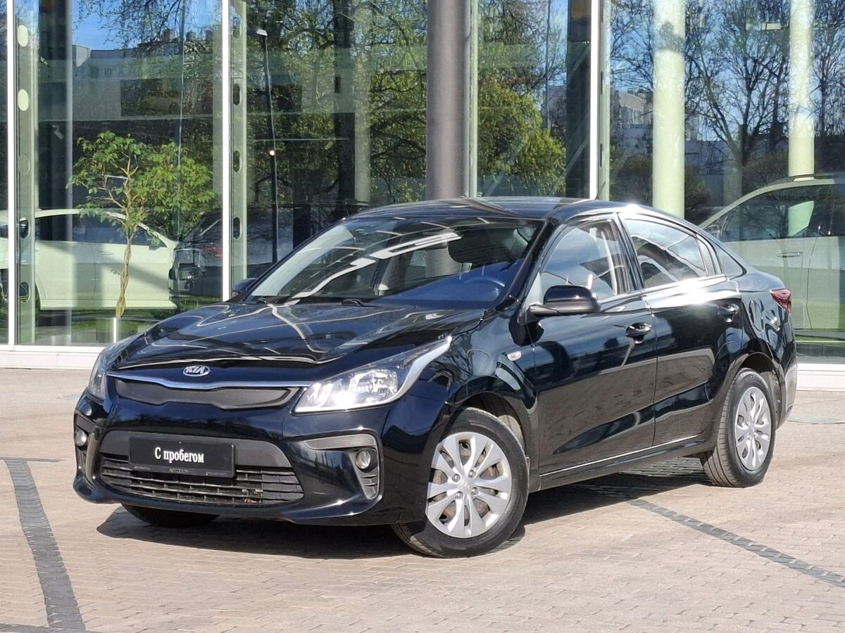 Автомобиль Kia Rio IV поколение 1.6 AT (123 л.с.) Comfort Чёрный 2020 с пробегом 67 525 км