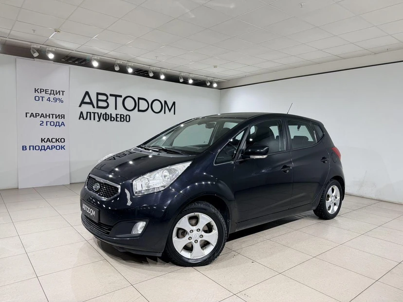 Автомобиль Kia Venga I поколение 1.6 AT (125 л.с.) Comfort Чёрный 2012 с пробегом 157 990 км