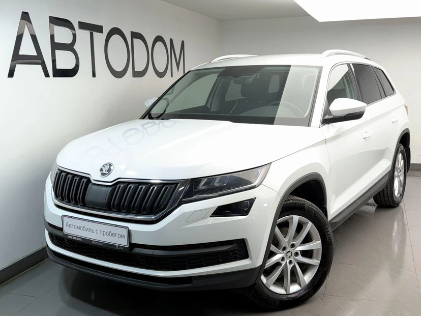 Skoda Kodiaq I поколение 2.0d AMT 4WD (150 л.с.) Style Белый 2020 с пробегом 76 346 км
