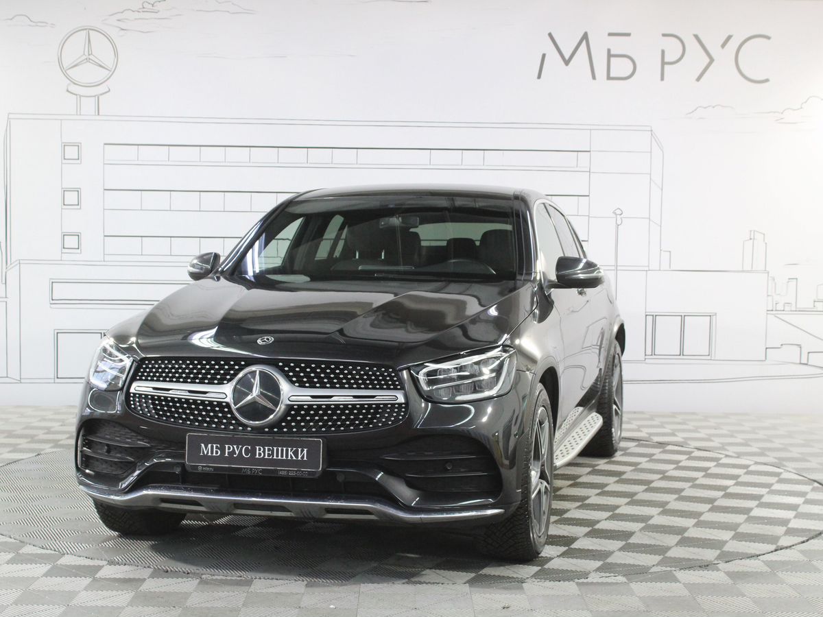 Автомобиль Mercedes-Benz GLC coupe I (C253) [рестайлинг] 300 2.0 AT 4Matic (249 л.с.) Sport Чёрный 2019 с пробегом 62 000 км