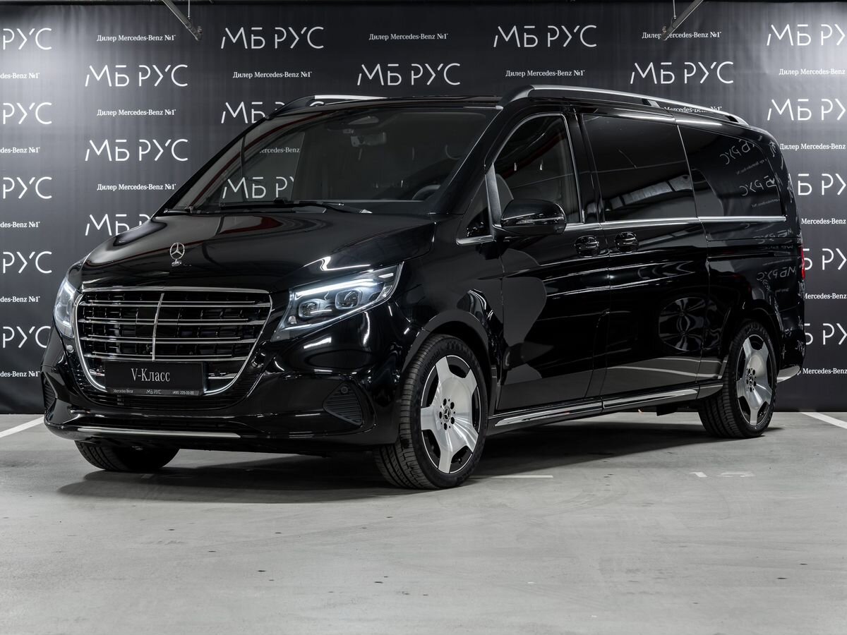 Автомобиль Mercedes-Benz V-Класс II (W447) [2-й рестайлинг] 2.0d AT 4Matic (237 л.с.) Avantgarde Чёрный 2025 с пробегом 20 км