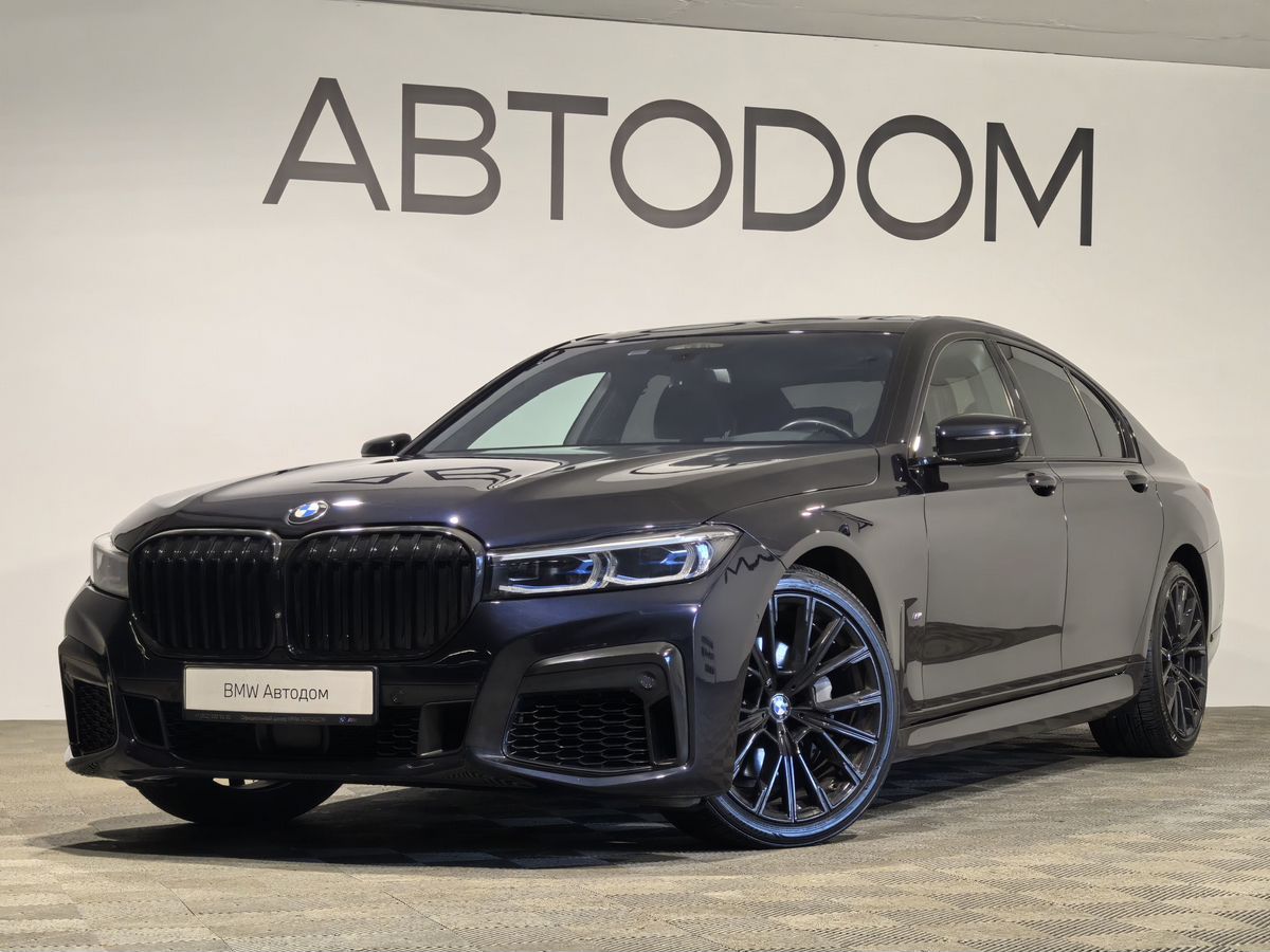 BMW 7 серии VI (G11/G12) [рестайлинг] 730 3.0d AT 4WD (286 л.с.) Base Чёрный 2021 с пробегом 119 224 км