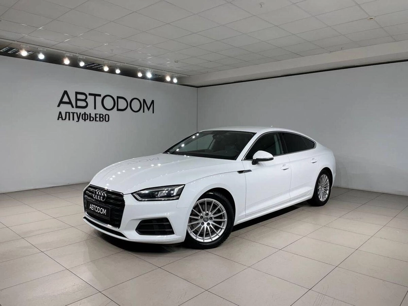 Автомобиль Audi A5 II поколение (F5) 2.0 AMT (190 л.с.) Base Белый 2019 с пробегом 40 608 км