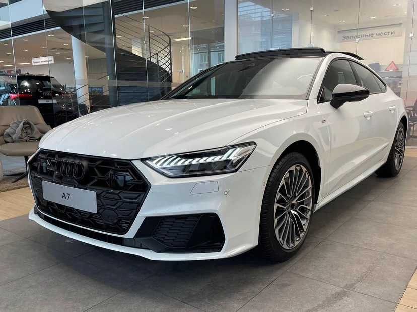 Автомобиль Audi A7 II поколение (4K) 2.0 AMT 4WD (245 л.с.) 45 TFSI quattro S tronic Белый 2025
