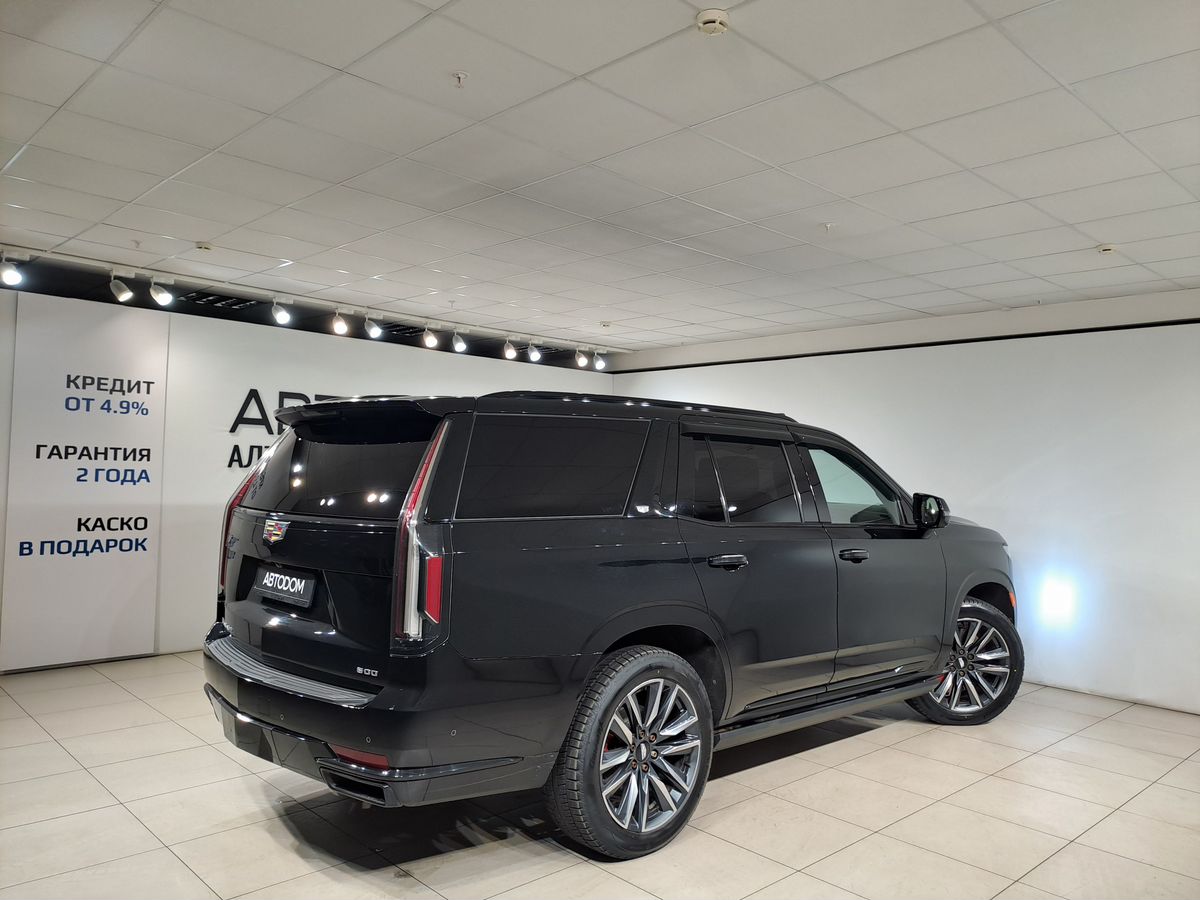 Автомобиль Cadillac Escalade V поколение 6.2 AT 4WD (416 л.с.) Sport Platinum Чёрный 2021 с пробегом 157 030 км