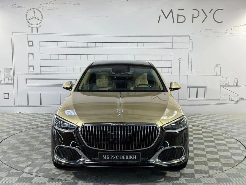 Автомобиль Mercedes-Benz Maybach S-Класс II поколение (Z223) 580 4.0 AT 4Matic (503 л.с.) Base Чёрный 2023 с пробегом 800 км