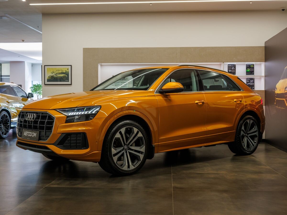 Audi Q8 I поколение (4M) 3.0d AT 4WD (249 л.с.) Sport Оранжевый 2019 с пробегом 133 160 км