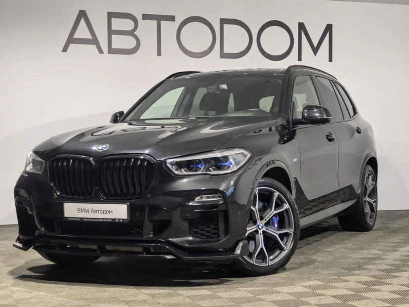 Автомобиль BMW X5 IV поколение (G05) 3.0d AT 4WD (249 л.с.) M Sport Pro Чёрный 2020 с пробегом 89 053 км